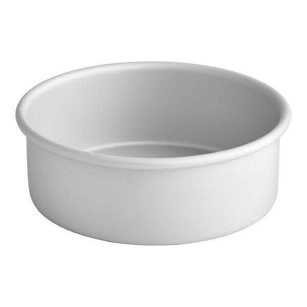 Fat Daddio's - ProSeries 8" x 3" Round Anodized Aluminum Straight Sided Cake Pan - PRD-83