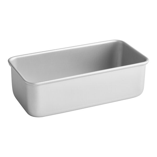 Fat Daddio's - ProSeries 7.75" x 3.75" x 2.75", 1 lb Anodized Aluminum Oblong Bread Loaf Pan - BP-5642