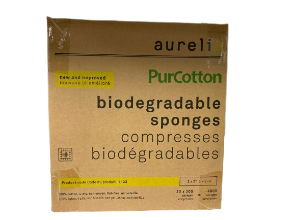 2X2 PurCotton Biodegradable Sponges, Aurelia