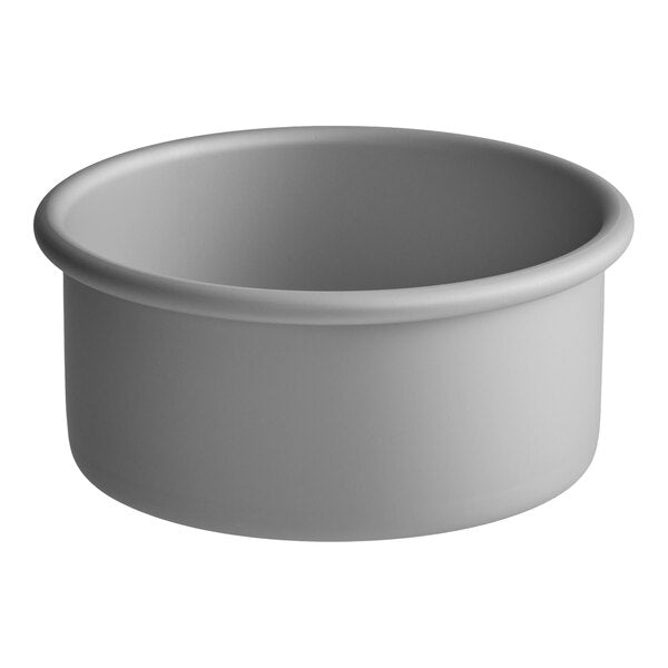 Fat Daddio's - ProSeries 6" x 3" Round Anodized Aluminum Straight Sided Cheesecake Pan with Removable Bottom - PCC-63
