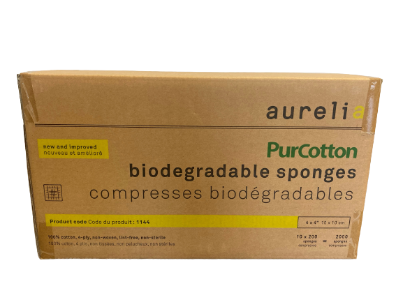 2X2 PurCotton Biodegradable Sponges, Aurelia