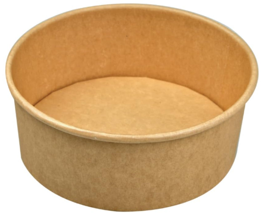 RiteEarth - 32 Oz Paper Food Container Kraft, 300/cs - FC2432K