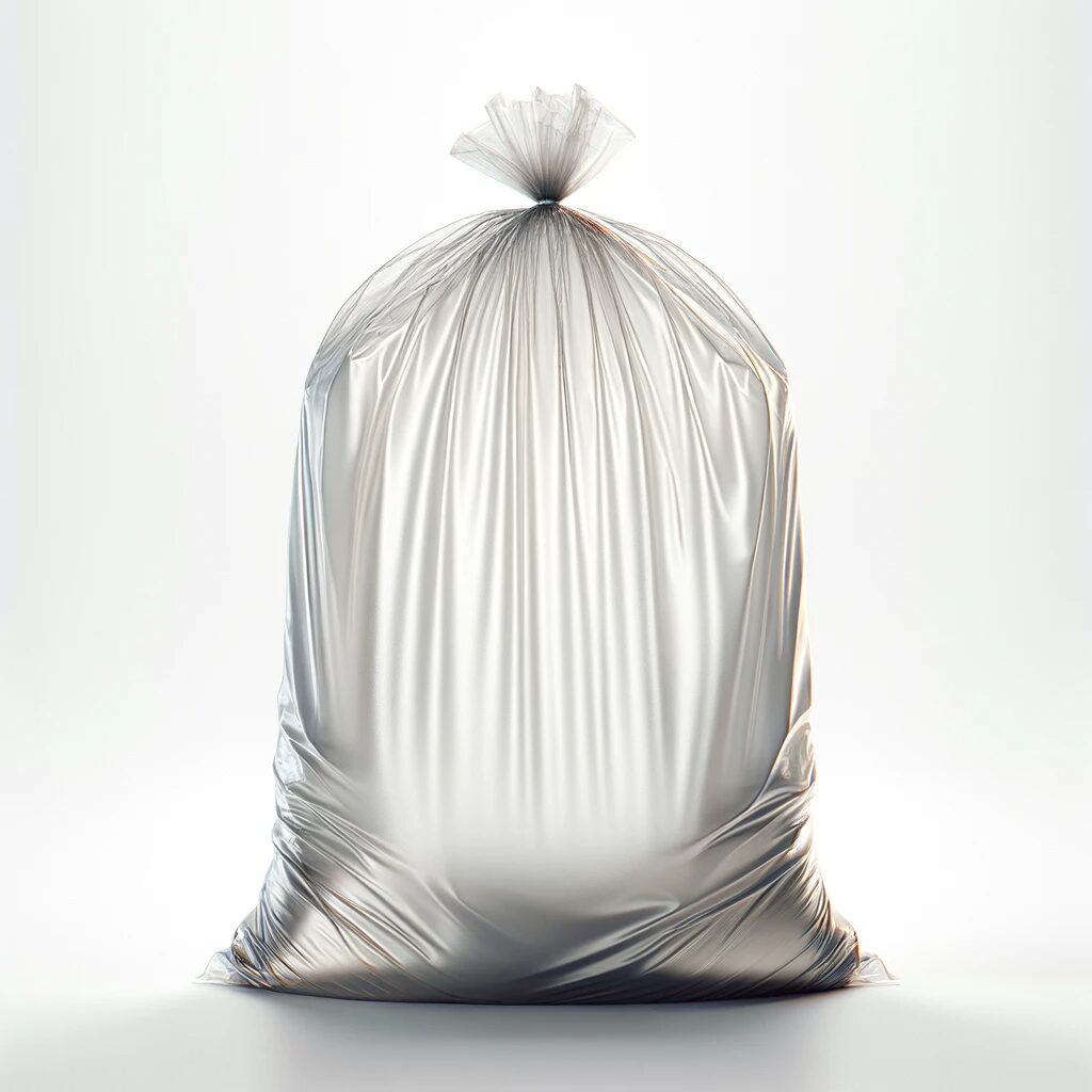 22 x 24 Regular Clear Garbage Bags , 500/cs