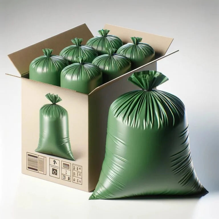 26×36 Strong Green Garbage Bags 200/Bags