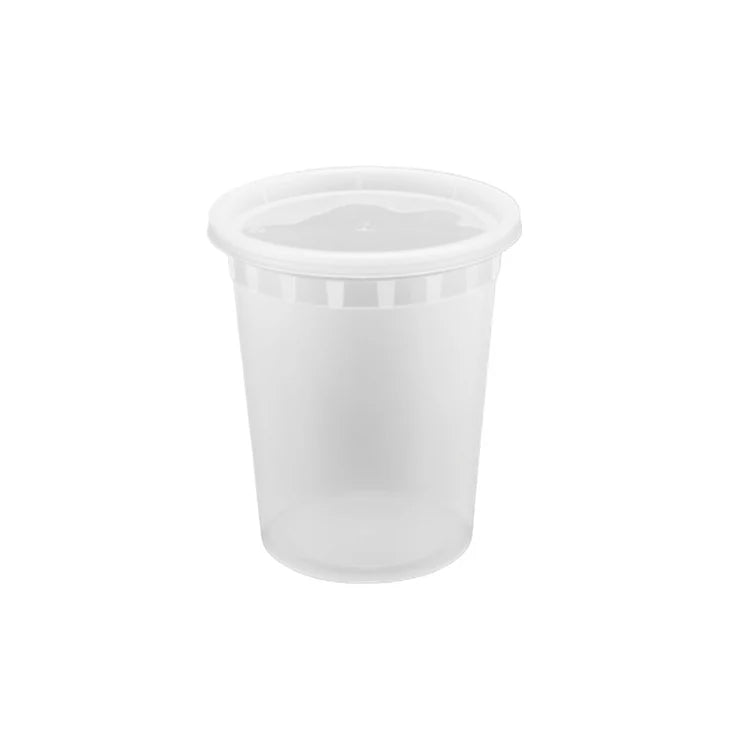 Brown Box - 32 Oz Clear Injection Deli Container Combo, 240/cs - 90305