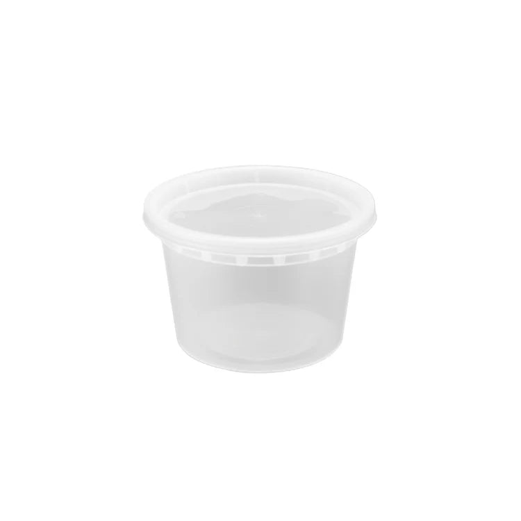 Brown Box - 16 Oz Clear Injection Deli Container Combo, 240/cs - 90302