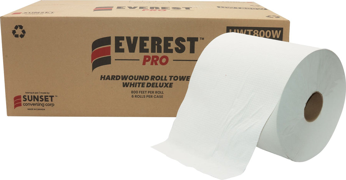 Everest Pro – 800 Feet, White Roll Towel, 6 Rl/Cs