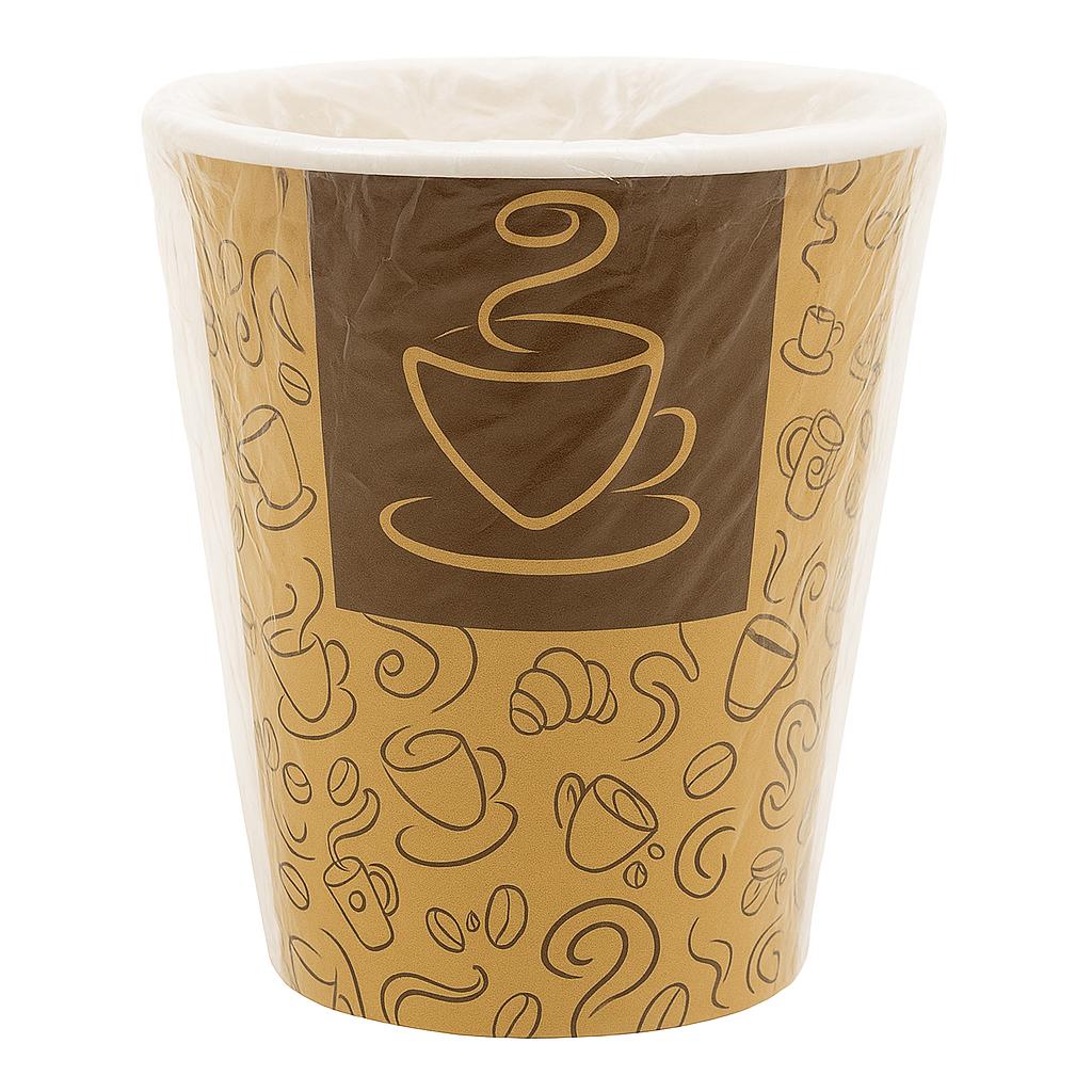 RiteWare - 10 Oz Cafe Design Wrapped Paper Cup, 500/Case - HCW10CF