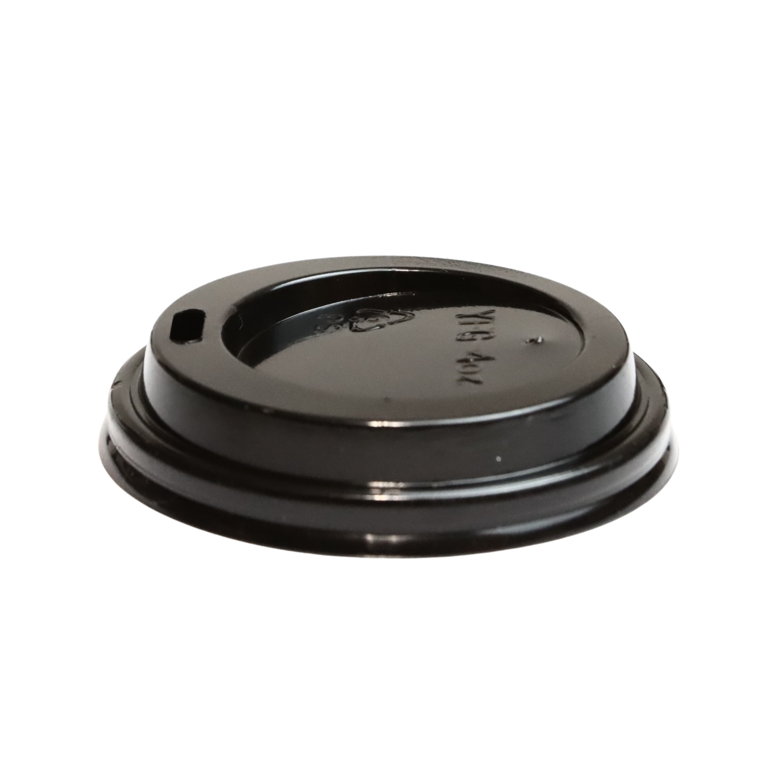 RiteWare - Black Dome Sipper PP Lid For 4 Oz Paper Hot Cups, 1000/Cs - HDL04B