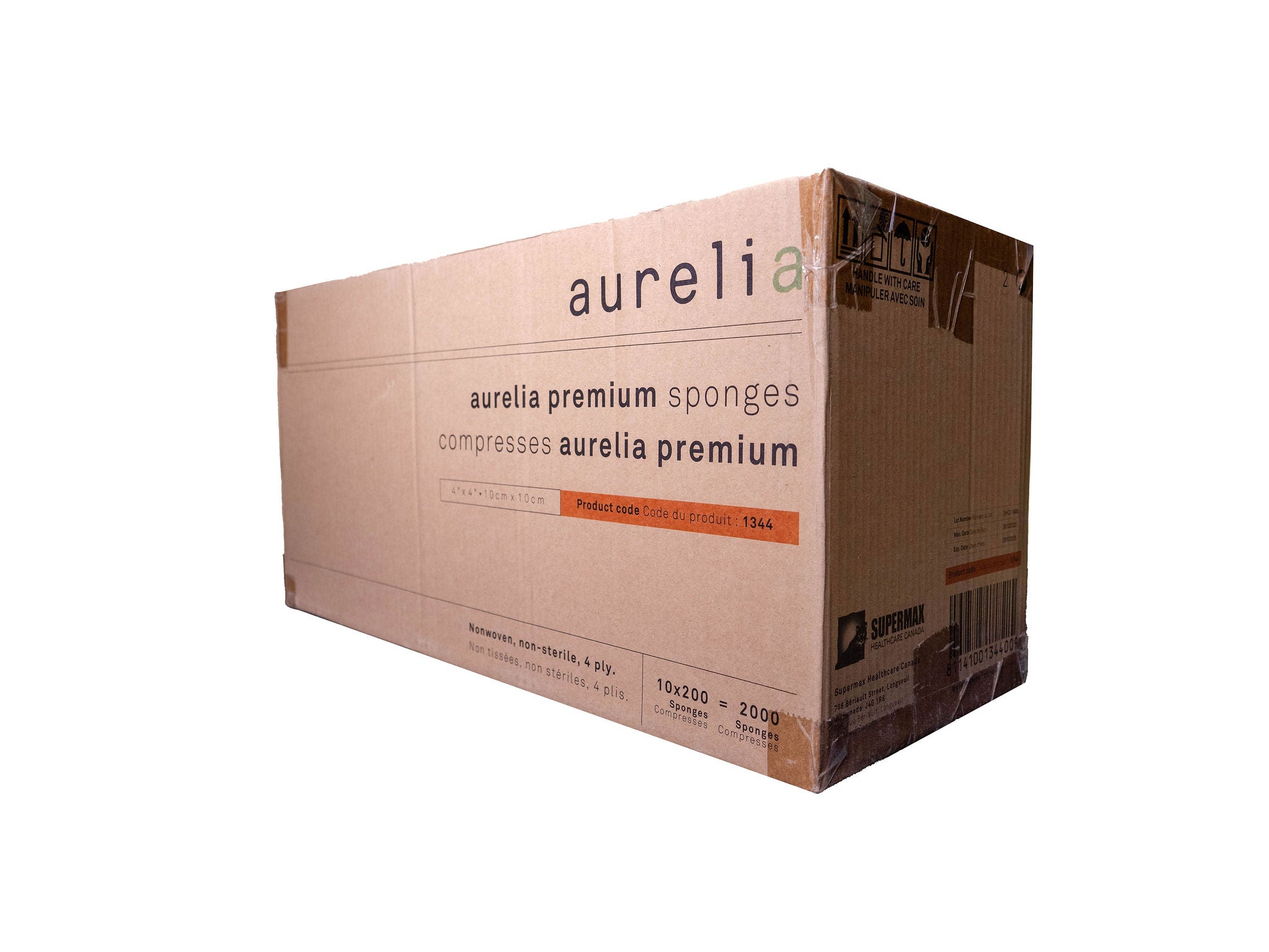 Aurelia® Premium Gauze Synthetic Sponges – 2×2 or 4×4