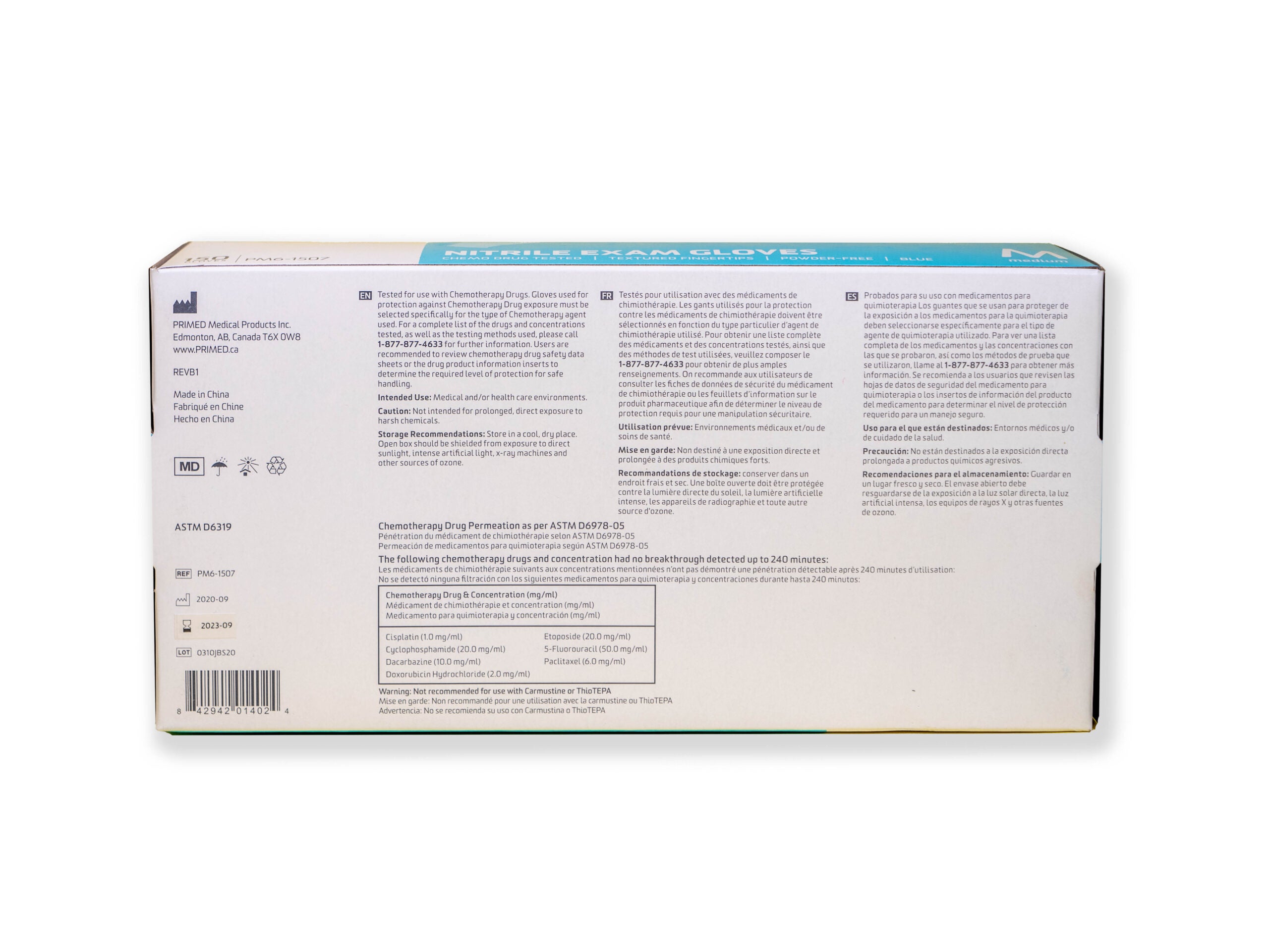 PRIMED Move™ Nitrile Exam Gloves – 150 Gloves/box | Case of 10/Box