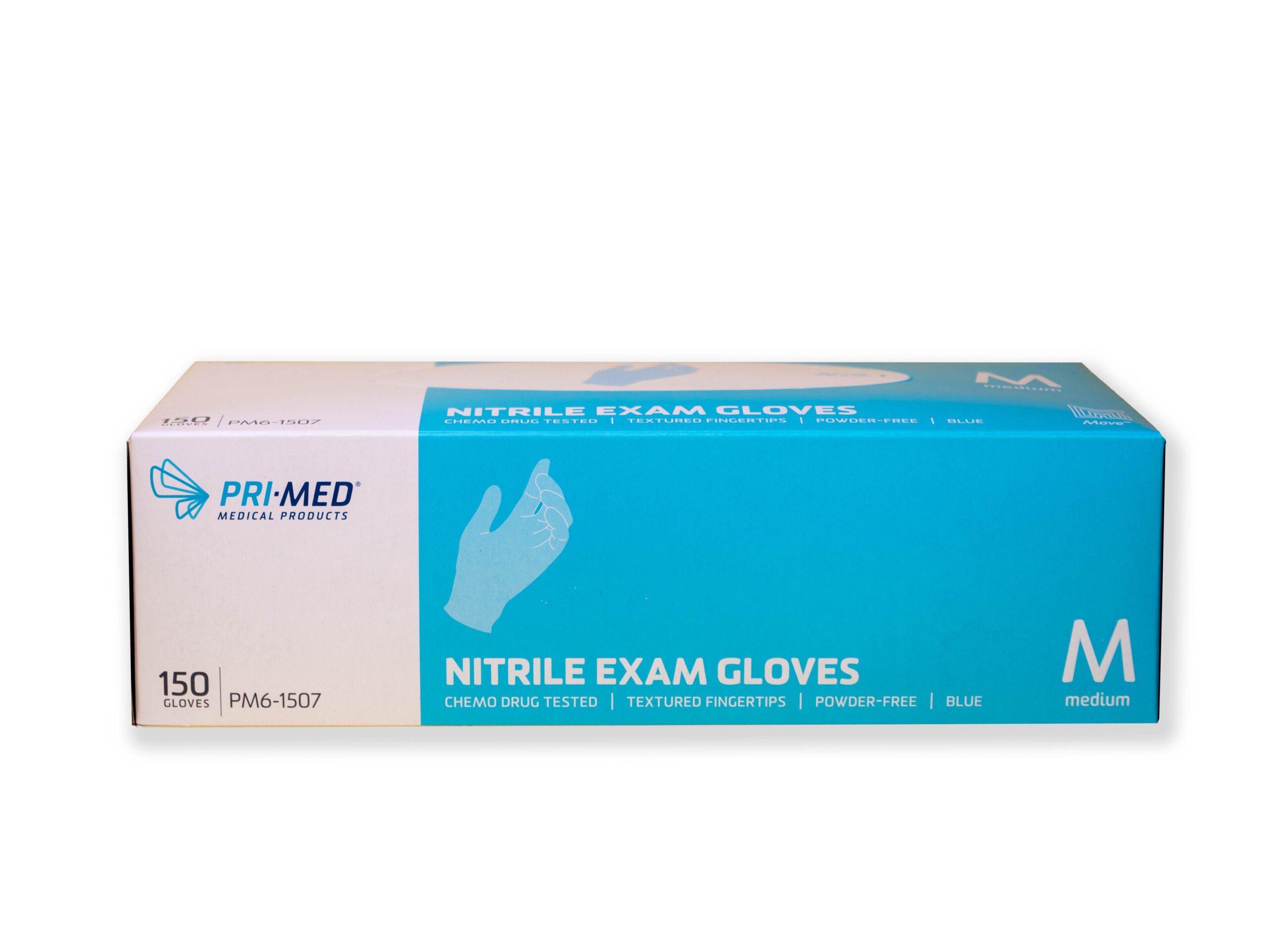 PRIMED Move™ Nitrile Exam Gloves – 150 Gloves/box | Case of 10/Box