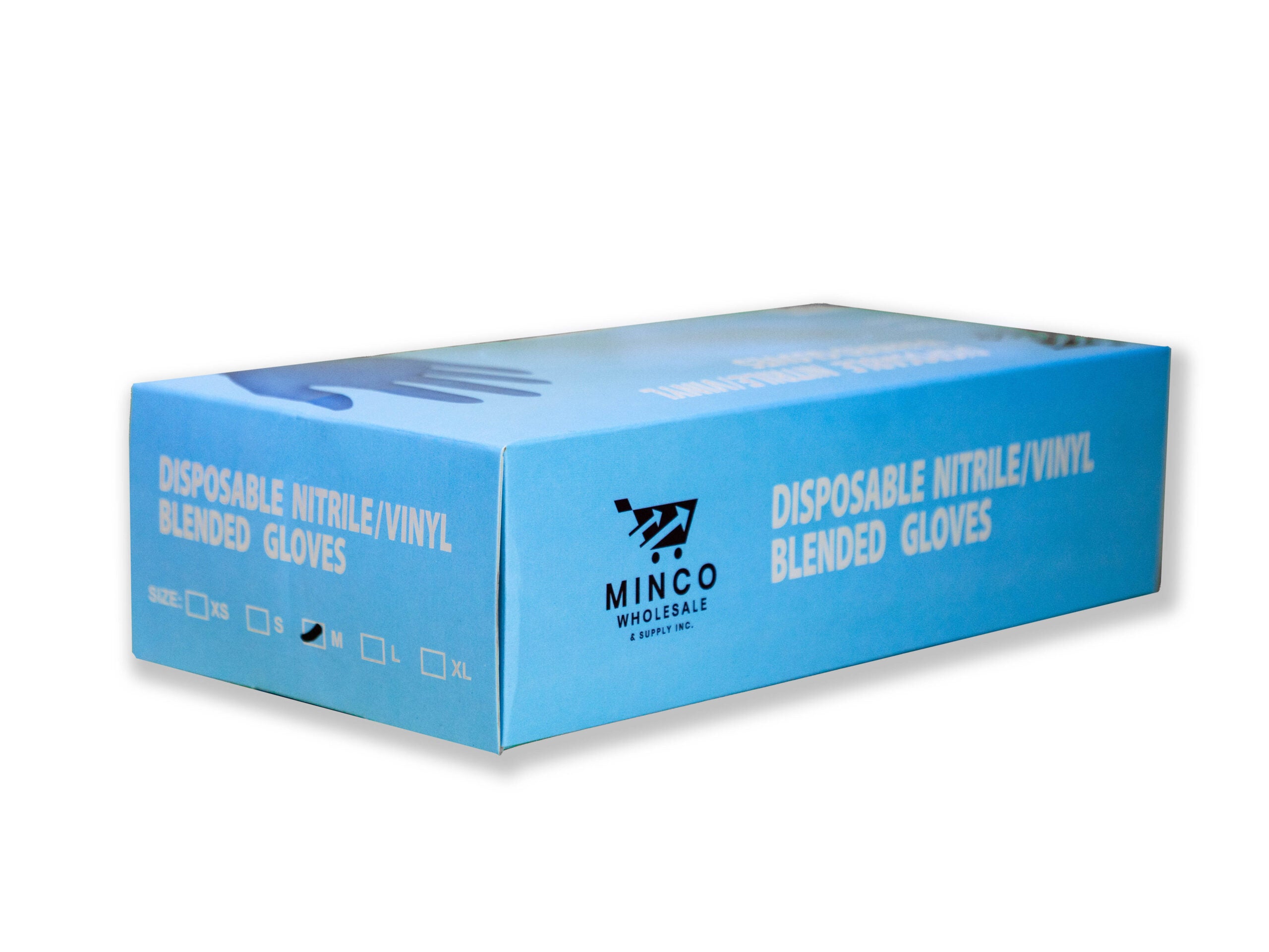 Premium Nitrile/Vinyl Blend Gloves | Superior Comfort and Protection | Bulk Wholesale Pack | Blue