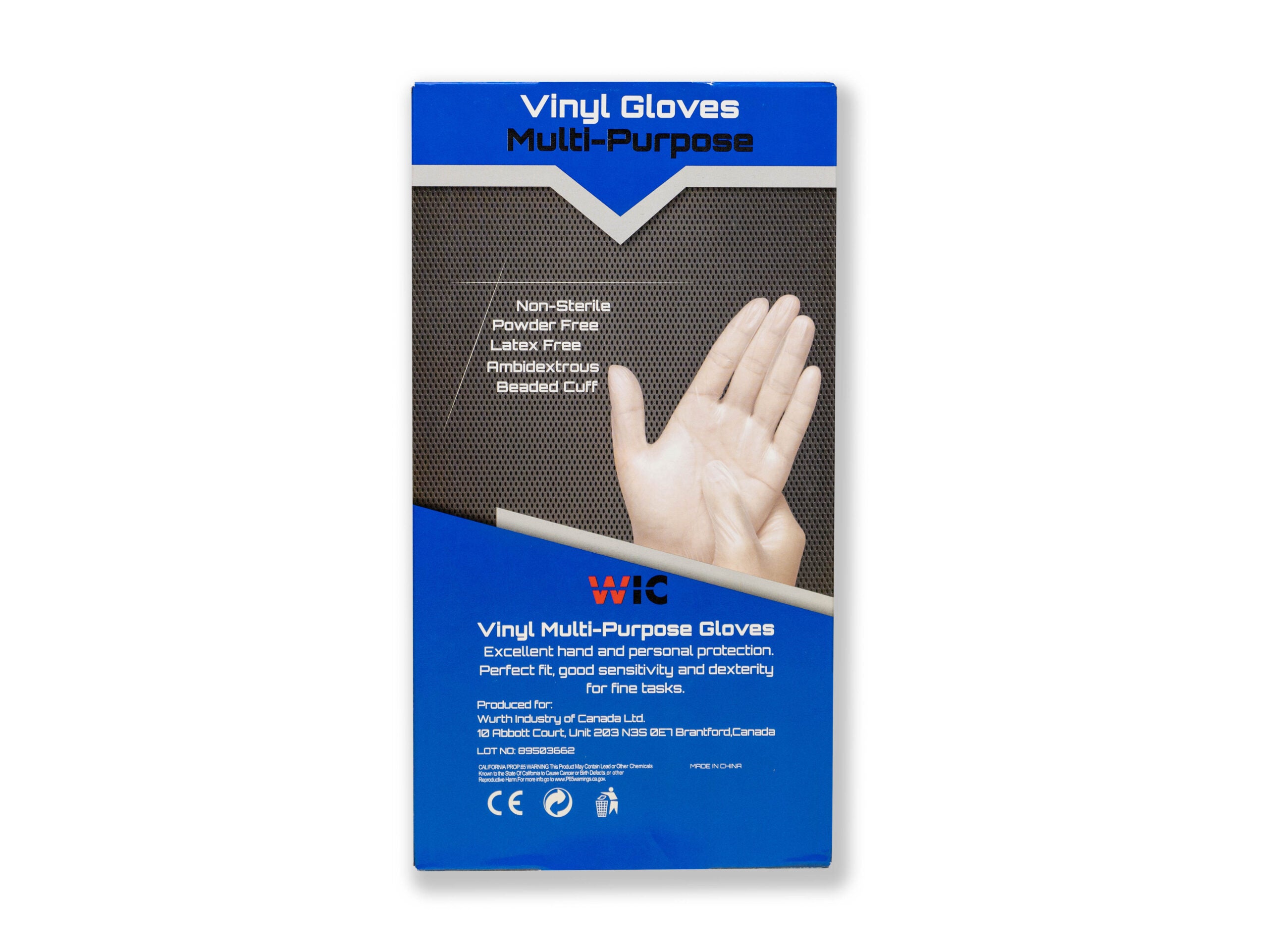 Multi-Purpose Clear Vinyl Gloves | Food Safe – 4mil