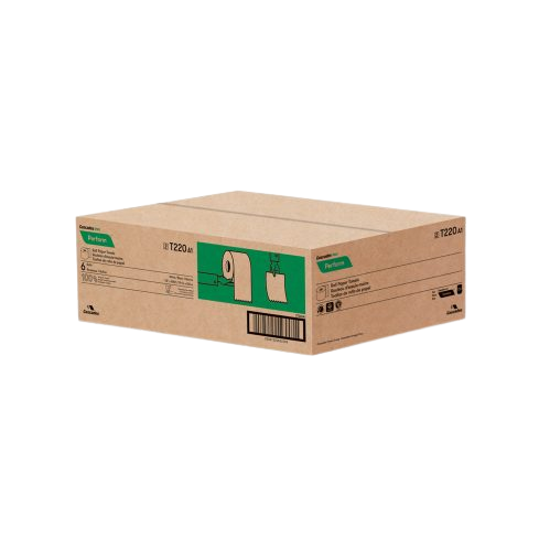 T220 Cascades Tissue Group – 1050 Feet Tandem White Roll Hand Towels, 6rl/cs