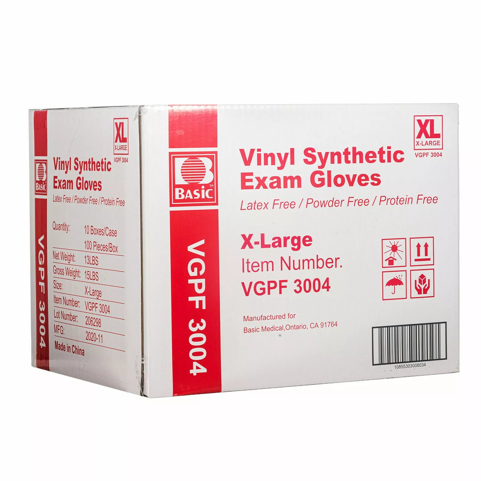 BASIC Vinyl Synthetic Exam Gloves