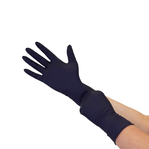 Akers Black Nitrile General Purpose Gloves – 6 Mil – XXL