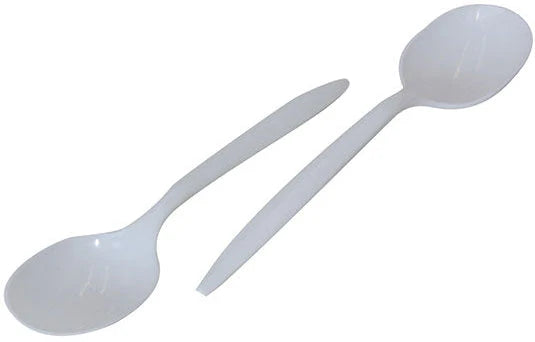 RiteWare - White Medium Soup Spoons Weight Cutlery, 1000/Cs