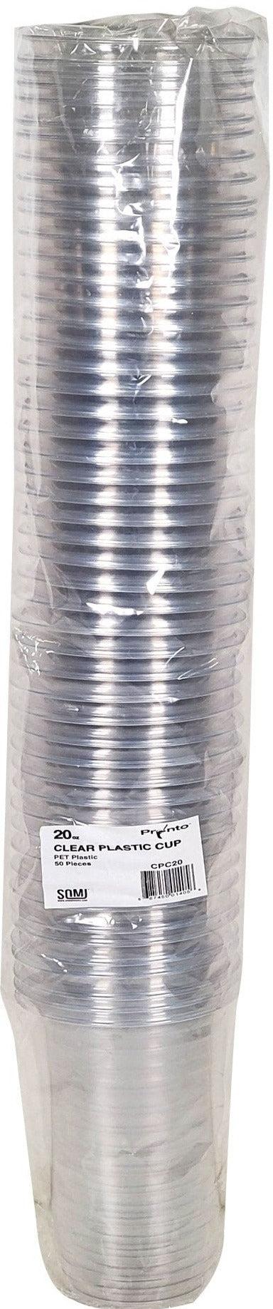 7oz Clear PET Plastic Cups, 1000cs