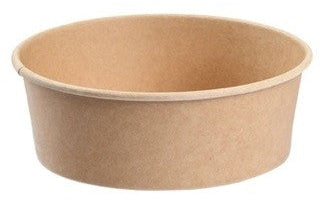 RiteEarth - 16 Oz Paper Food Container Kraft, 300/cs - FC2416K