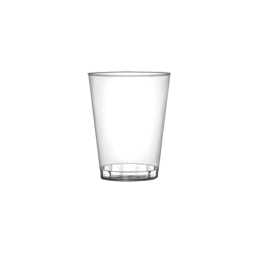 Fineline Settings - 2 Oz. Clear Plastic Shot Glass, 2500/Cs - 402-CL