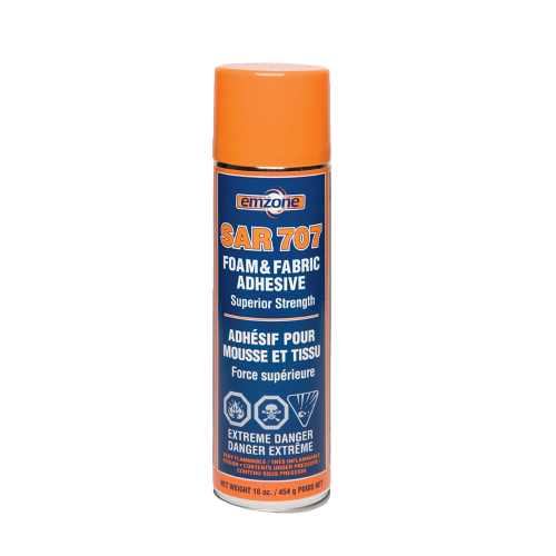 Emzone SAR 707 Foam and Fabric Adhesive, 16 oz/454g