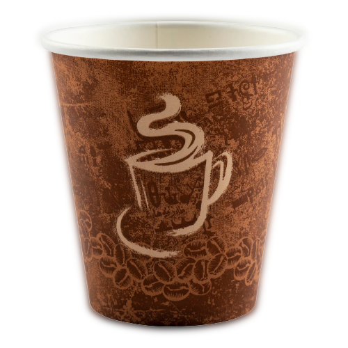 Cup Hot Paper Single Wall 10oz, Case of 1000 (50×20)