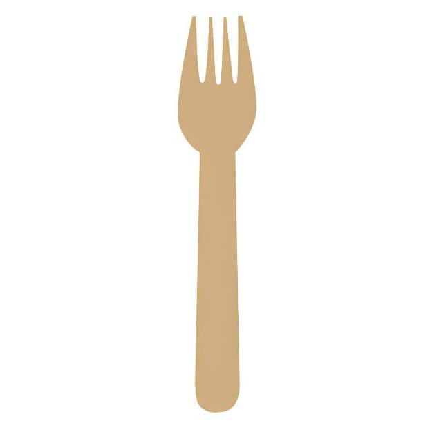 6" Wooden Fork - C1601