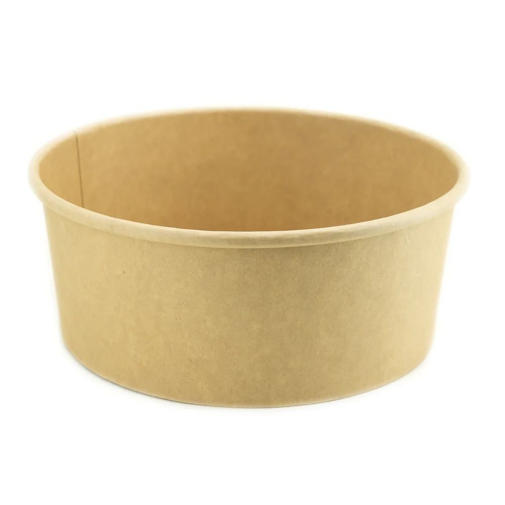 RiteEarth - 38 Oz Kraft Paper Food Bowl, 300/CS - FC3238K