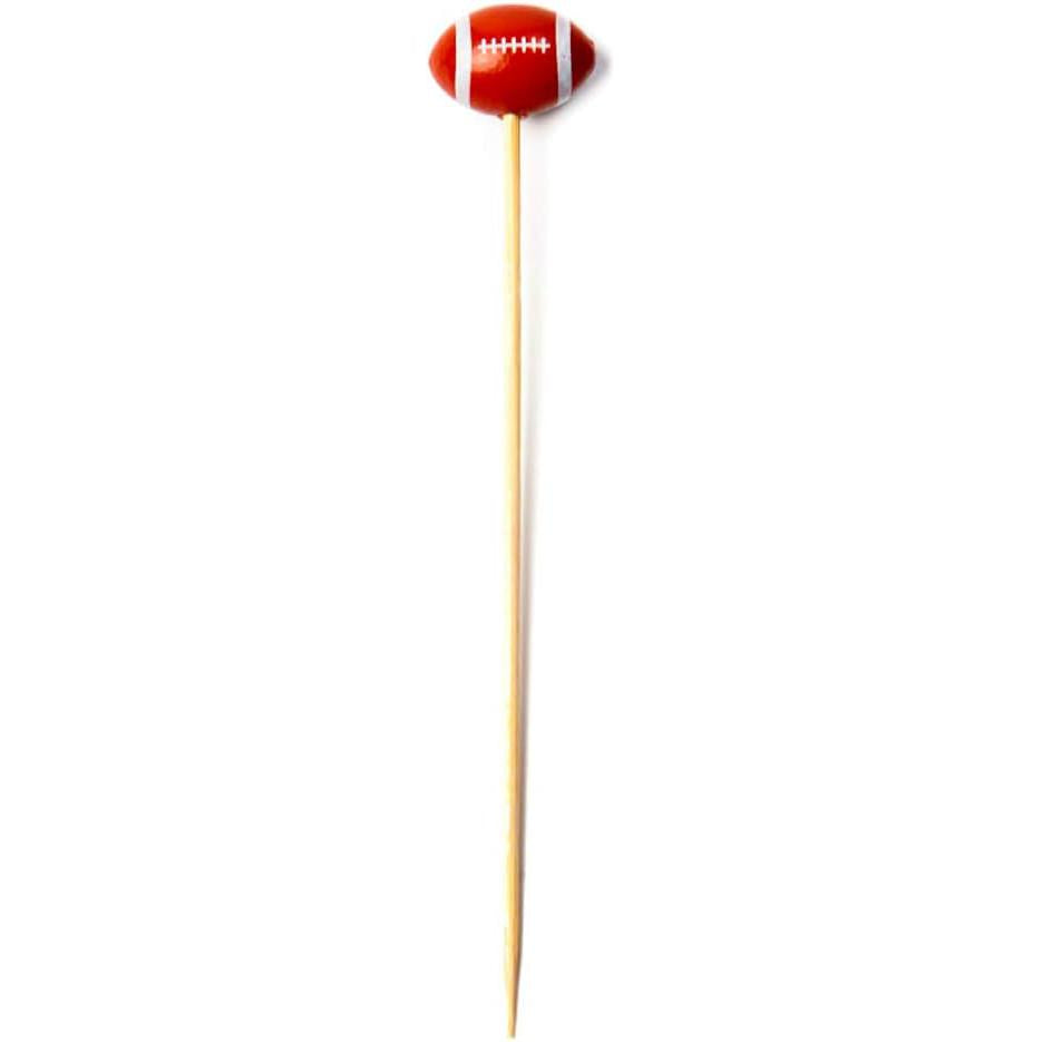 4.75" Bamboo Pick - Football - PB474
