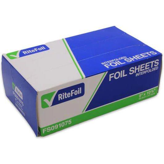 RiteFoil - 9" x 10.75" Foil Pop Up Sheets, 500sh/bx, 6bx/cs 110cs/sk 11Cs/Tier - FS091075