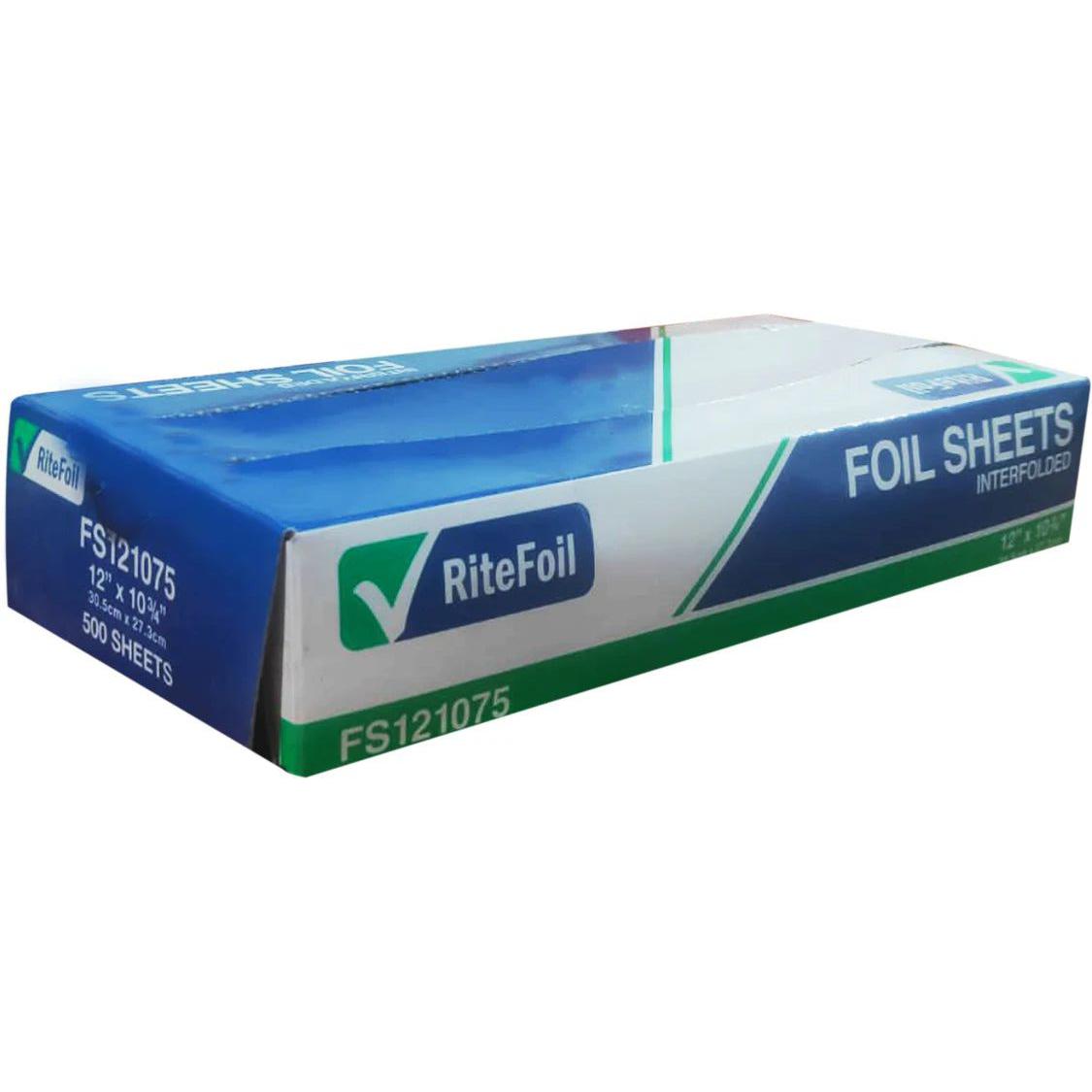 RiteFoil - 12" x 10.75" Foil Pop Up Sheets, 500sh/bx, 6bx/cs, 110cs/sk, 11Cs/Tier - FS121075