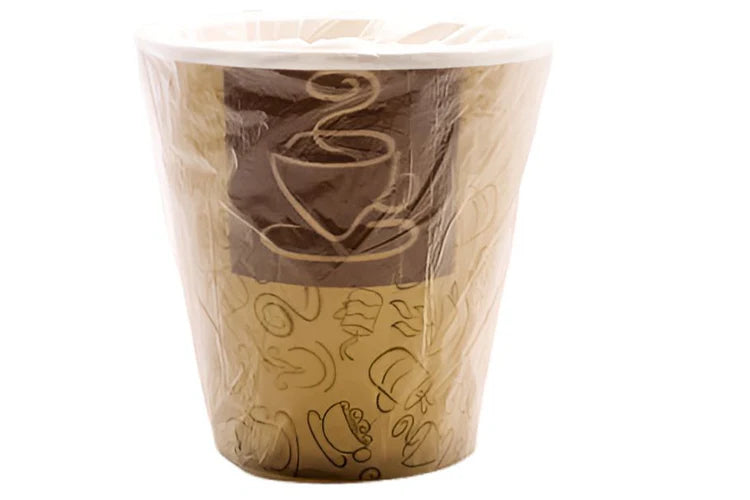 RiteWare - 10 Oz Cafe Design Wrapped Paper Cup, 500/Case