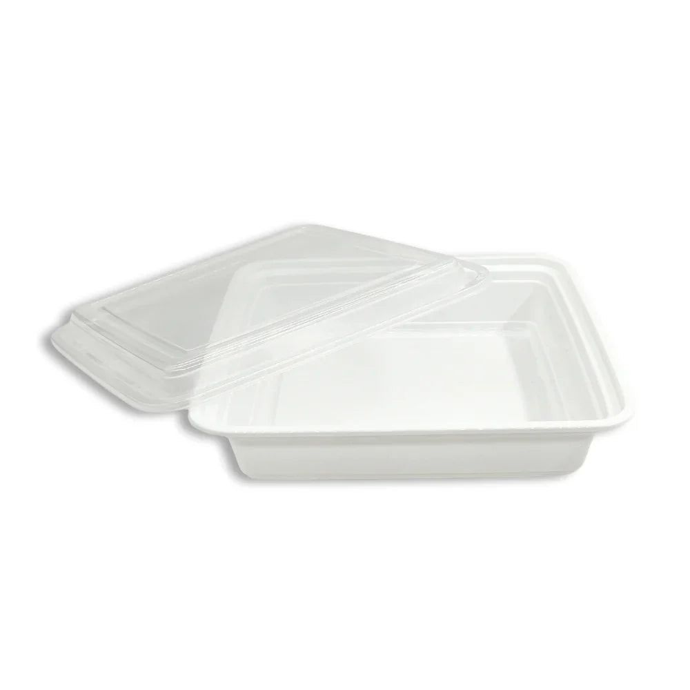 8 X 8 X 1.75 Square Cont Combo 48oz Whit - T-48
