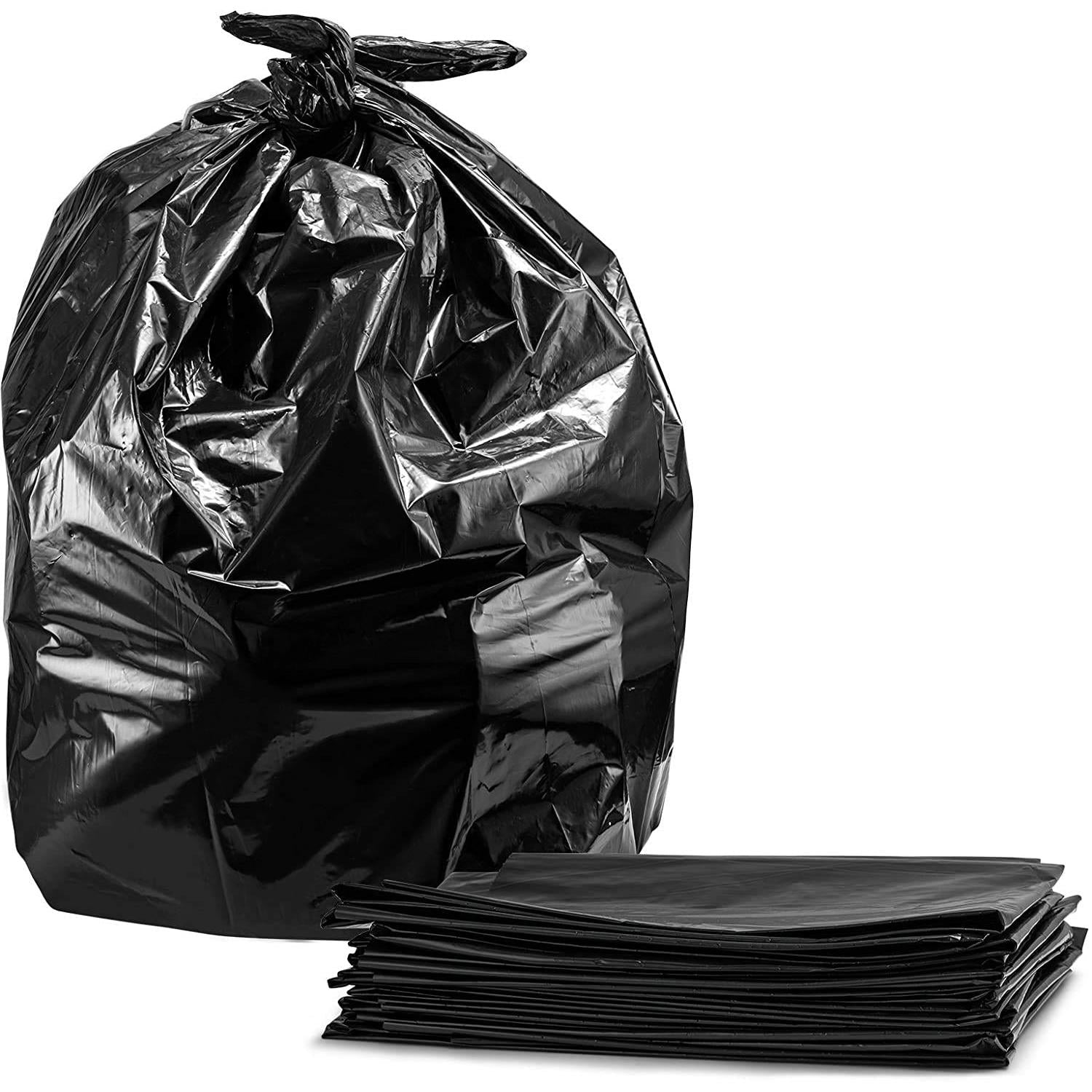 RiteSource - 58" x 62", 2.5 Mil Black Coreless Garbage Bag, 50/CS - CP5862BL250