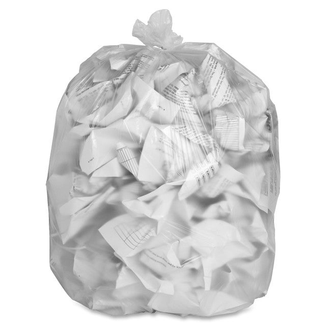 RiteSource - 38"x 60", 0.67 mil Clear Coreless Garbage Bag, 200 Bags/Case - L06G3860