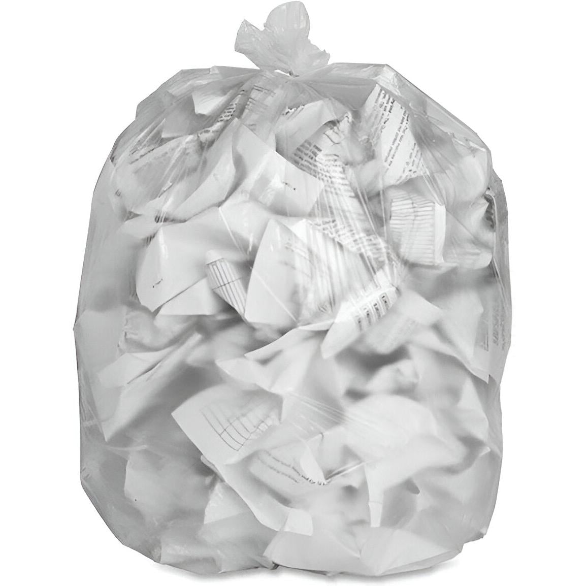 RiteSource - 30" x 38" Regular Clear Garbage Bags, 250/Cs, 75/Sk - L3038RC