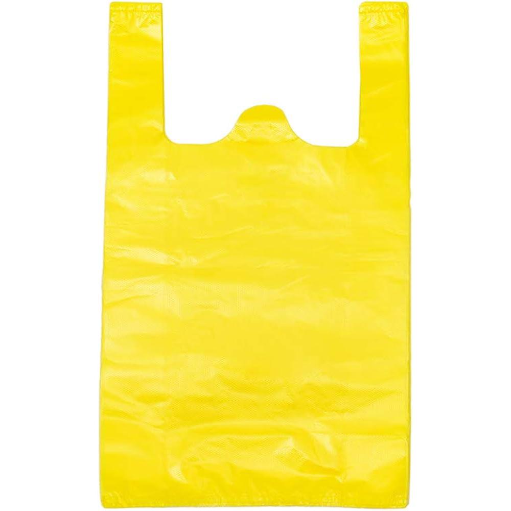 RiteSource - 11.5" x 7" x 21" S5 HD Plain Yellow Tshirt Bag, 1000/cs - THDS5Y