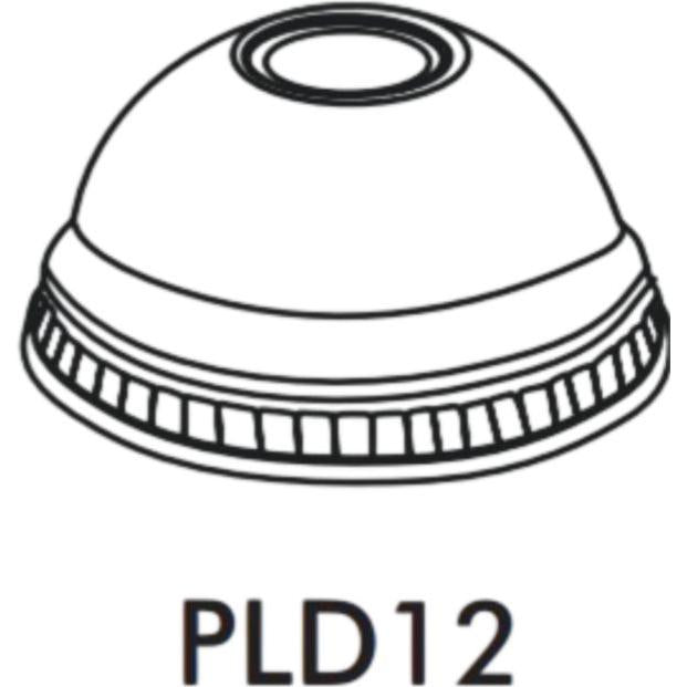 Dome Lid 1200 Series PET Cup - PLD12