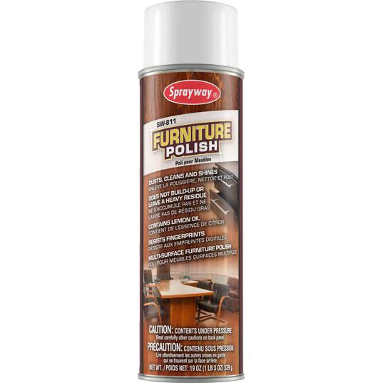 Sprayway - 19 Oz Lemon Furniture Polish - 811W