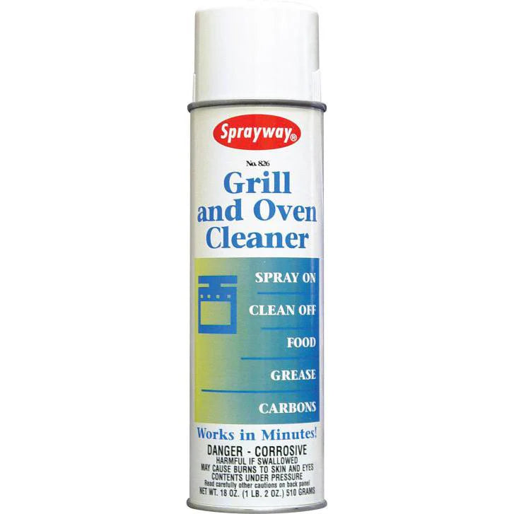 Sprayway - 18 Oz Grill and Oven Cleaner - SYS826
