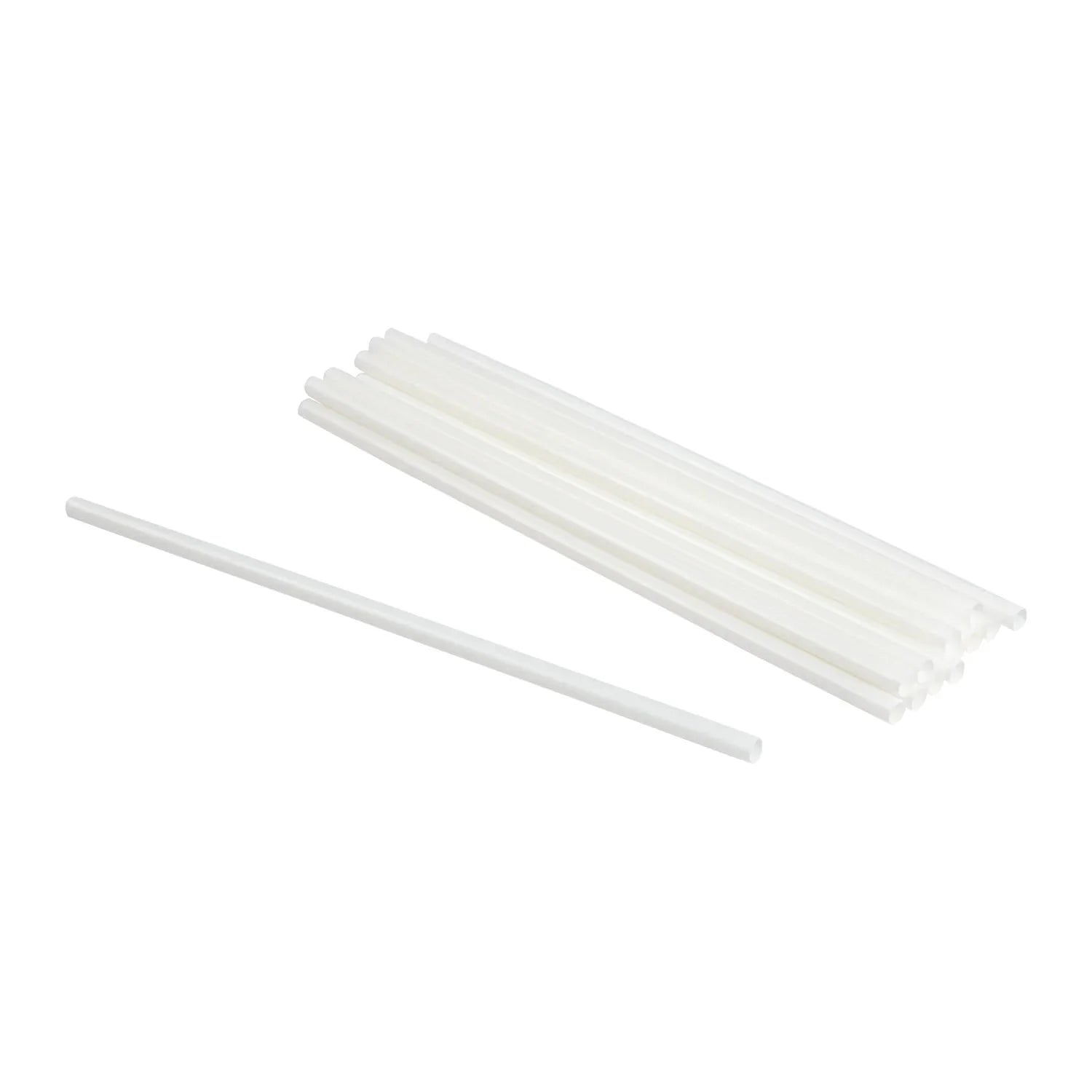Stone - 10" White Super Jumbo Straw, 150/Box - 031800
