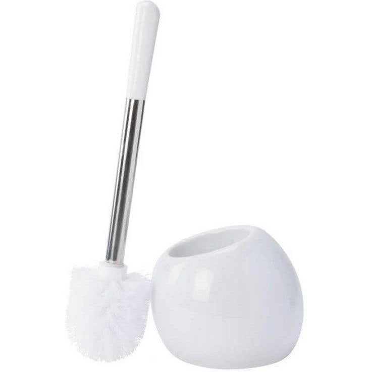 Tisa - White Bowl Brush Round Head with Holder - TS2002R