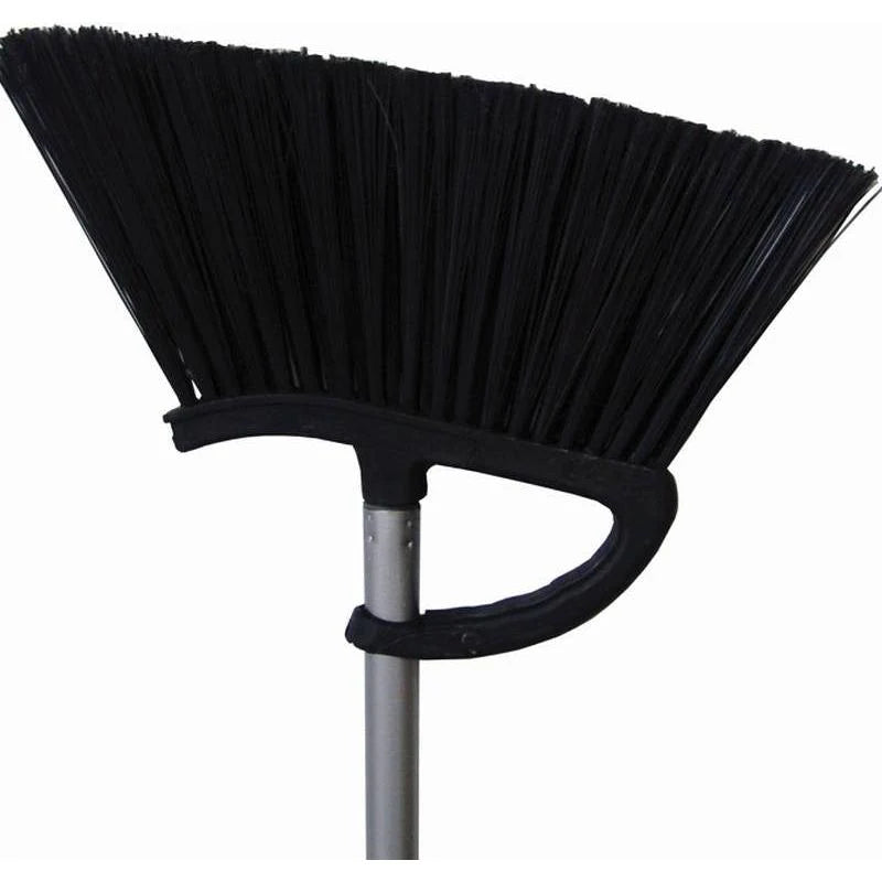 Tisa - Black Large Angle Broom with Whisk (48" Handle Included) - TS2030N