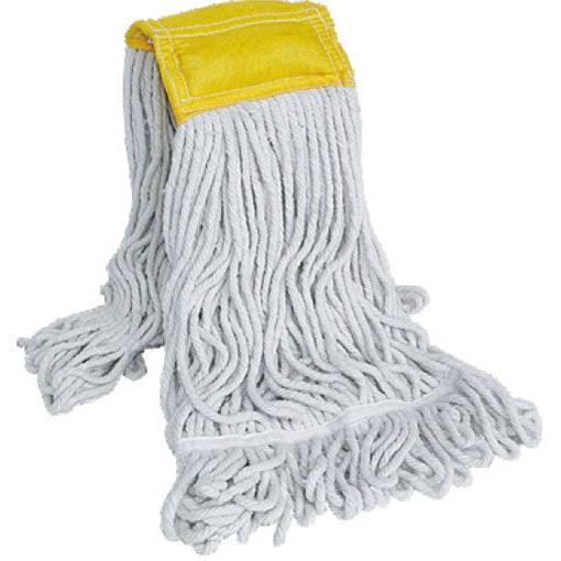Tisa - 16 Oz White Synthetic Mop Head Cut End - TS9016
