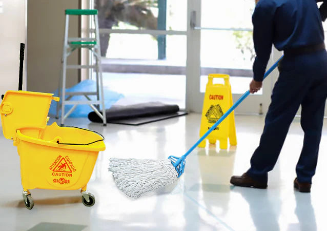 Syn-Pro® Synthetic Wet Narrow Band Cut End Mop